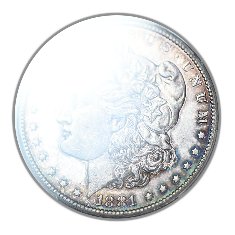 1881-CC Morgan Dollar $1 PCGS AU58 CAC