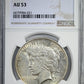 1934-S Peace Dollar $1 NGC AU53