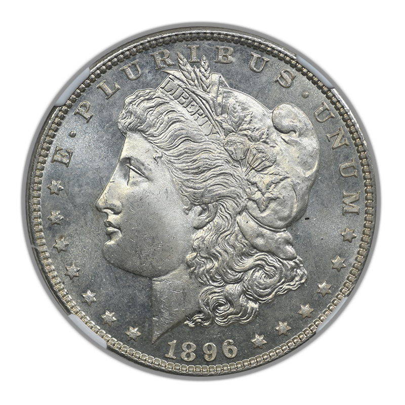 1896 Morgan Dollar $1 NGC MS67