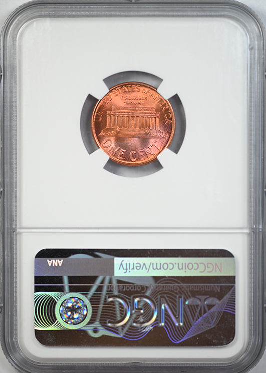 1995 Doubled Die Obverse Lincoln Memorial Cent 1C NGC MS68+RD DDO