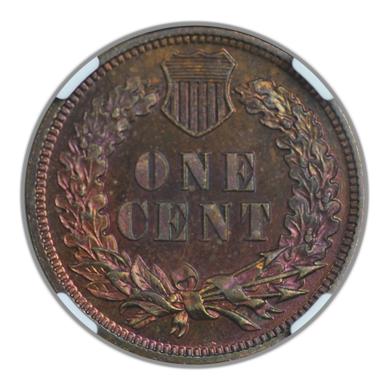 1906 Proof Indian Head Cent 1C NGC PF64RB - TONED! Reverse