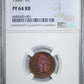 1906 Proof Indian Head Cent 1C NGC PF64RB - TONED! Obverse Slab