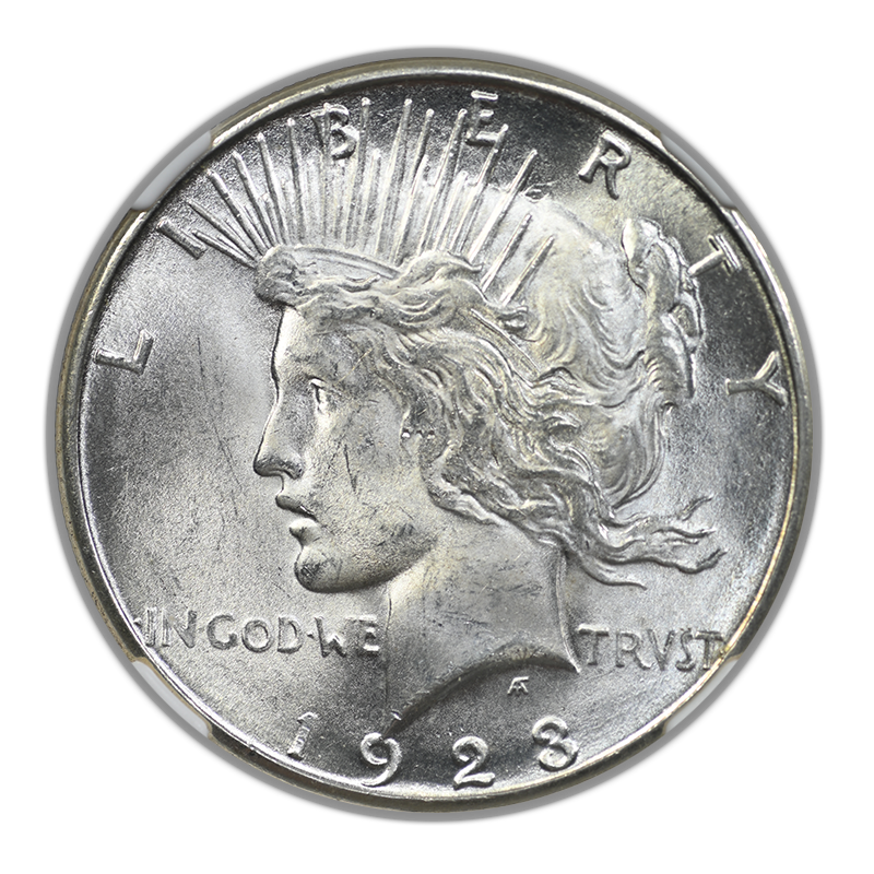 1923-S Peace Dollar $1 NGC MS64 CAC
