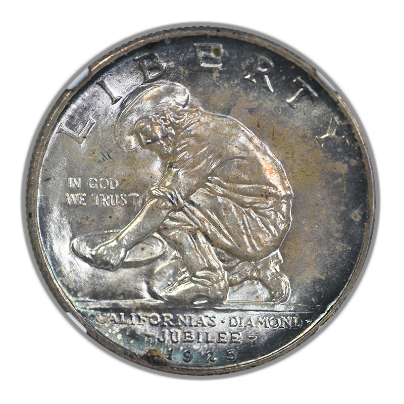 1925-S California Jubilee Classic Commemorative Half Dollar 50C NGC MS66