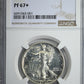 1939 Proof Walking Liberty Half Dollar 50C NGC PF67+