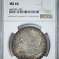 1878 7TF Reverse of 78 Morgan Dollar $1 NGC MS66 - TONED!