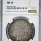 1878 7TF Reverse of 78 Morgan Dollar $1 NGC MS66