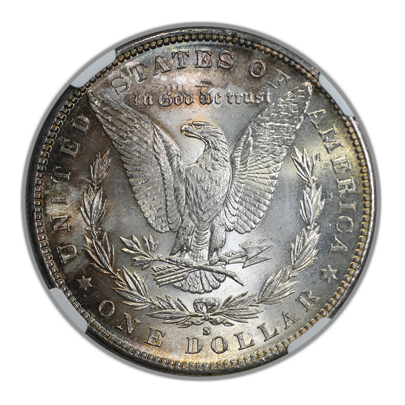 1882-S Morgan Dollar $1 NGC MS66