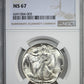 1946-S Walking Liberty Half Dollar 50C NGC MS67