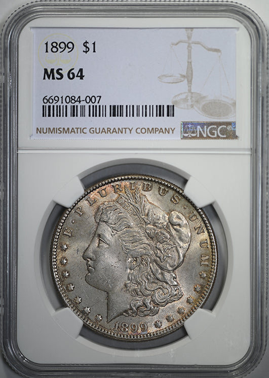 1899 Morgan Dollar $1 NGC MS64