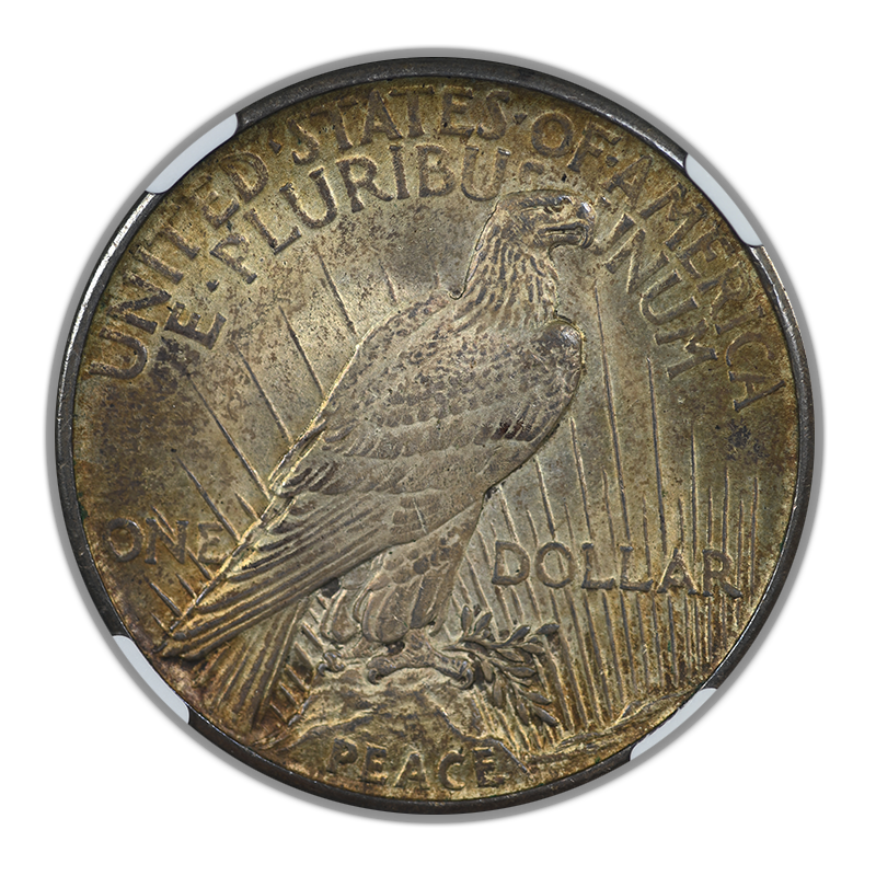 1921 Peace Dollar $1 NGC MS62