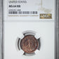 1905 Mo Mexico Estados Unidos Mexicanos 1C Centavo NGC MS64RB United States - TONED!