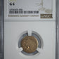 1911 Indian Head Gold Quarter Eagle $2.50 NGC G6 - Lowball