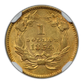 1854 Type 2 Indian Princess Head Gold Dollar G$1 NGC AU58 CAC