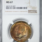 1965 Kennedy Half Dollar 50C NGC MS67 - TONED!