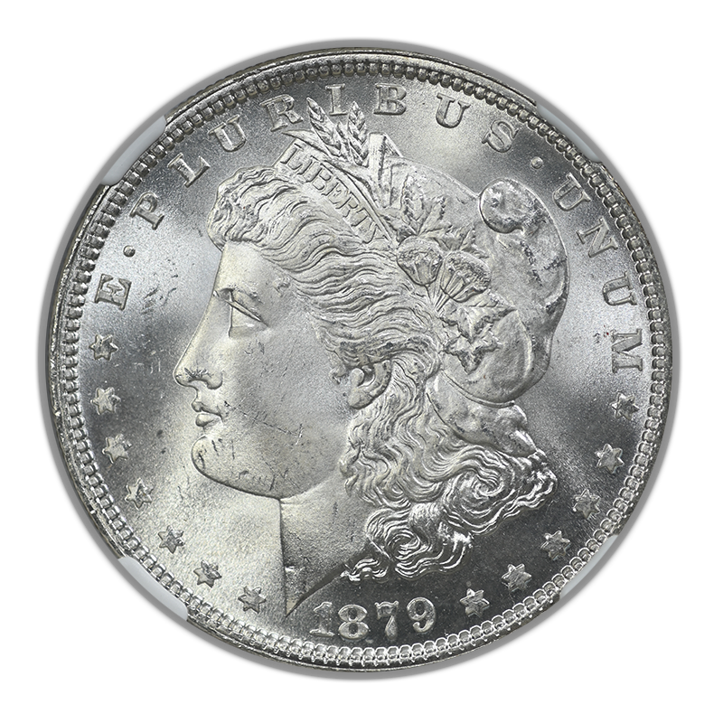 1879 Morgan Dollar $1 NGC MS66+