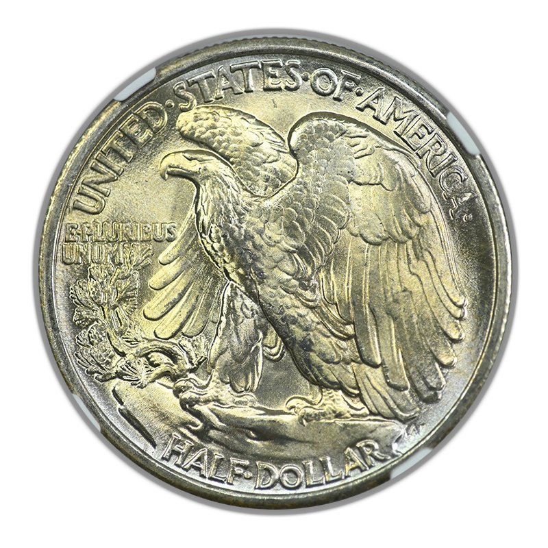 1934 Walking Liberty Half Dollar 50C NGC MS67