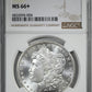 1883-CC Morgan Dollar $1 NGC MS66+