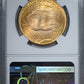 1924 Saint Gaudens Gold Double Eagle $20 NGC MS66+
