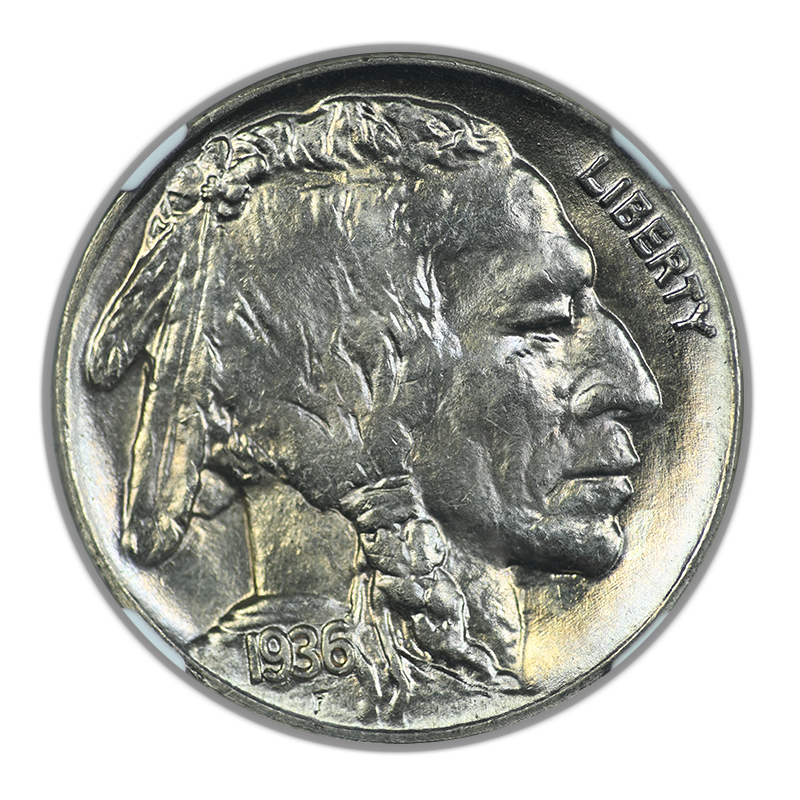 1936 Buffalo Nickel 5C NGC MS67+ CAC