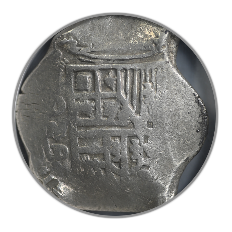 (1618-21) MOD Mexico 8R Reales Cob Philip III NGC VF25