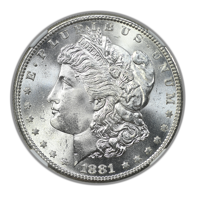 1881-S Morgan Dollar $1 NGC MS67
