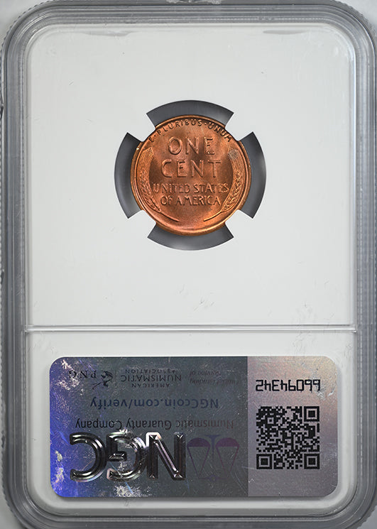 1942-D Lincoln Wheat Cent 1C NGC MS67+RD