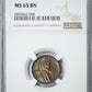 1931-S Lincoln Wheat Cent 1C NGC MS65BN - TONED!