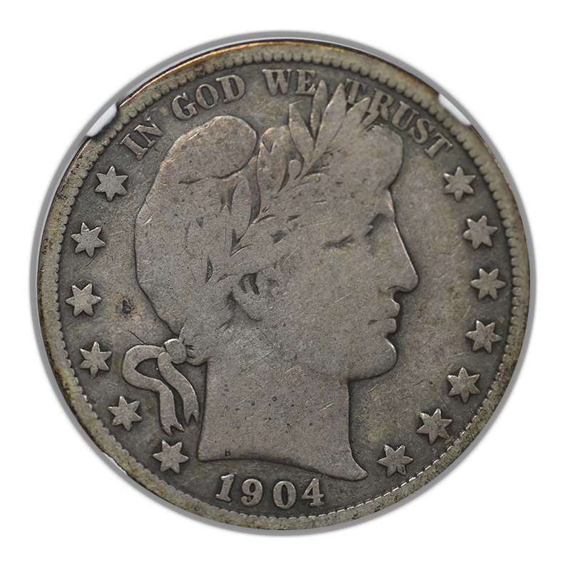 1904-S Barber Half Dollar 50C NGC VG8 Obverse