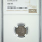 1808MO TH Mexico 1/2R Charles IIII NGC AU50 Obverse Slab