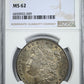 1902-S Morgan Dollar $1 NGC MS62 Obverse Slab