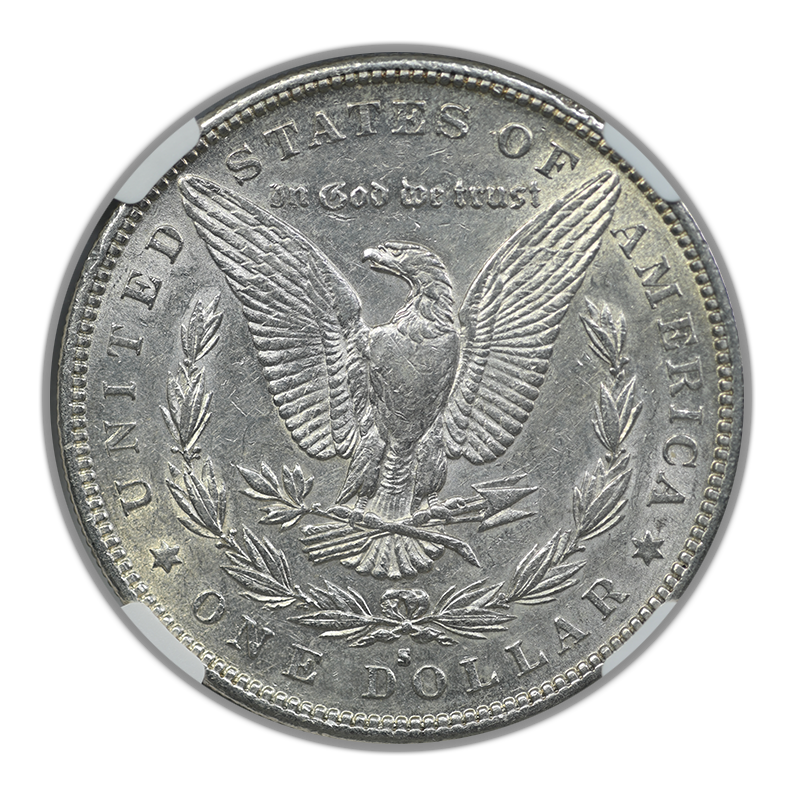 1883-S Morgan Dollar $1 NGC AU53 Reverse