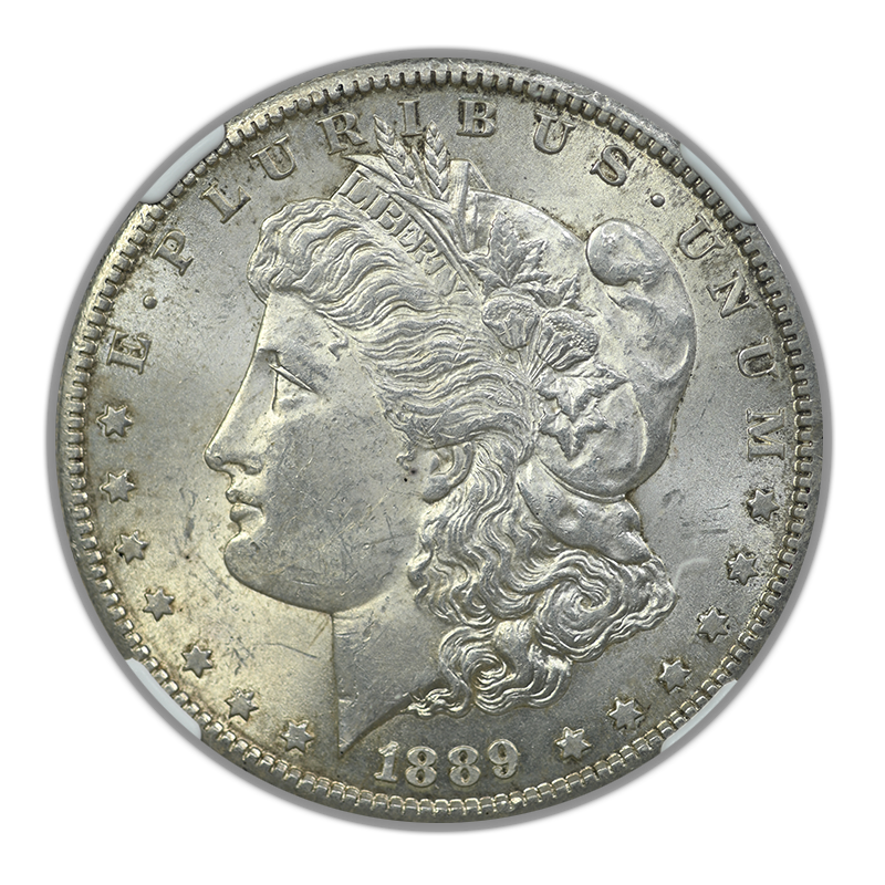 1889-S Morgan Dollar $1 NGC MS61 Obverse
