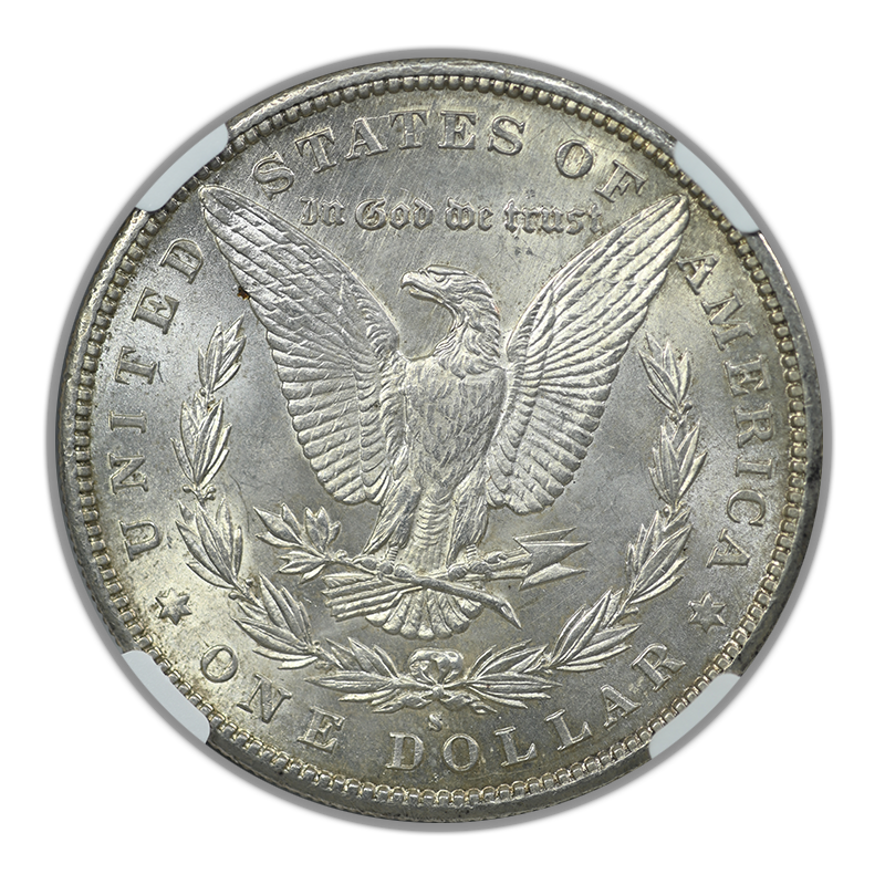 1889-S Morgan Dollar $1 NGC MS61 Reverse