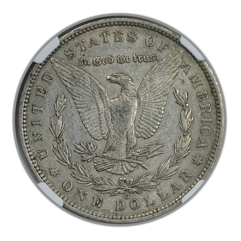 1886-O Morgan Dollar $1 NGC XF45 Reverse