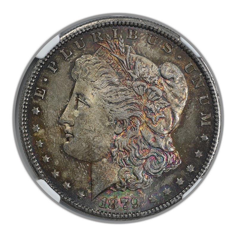 1879-S Morgan Dollar $1 NGC MS63 - TONED! Obverse
