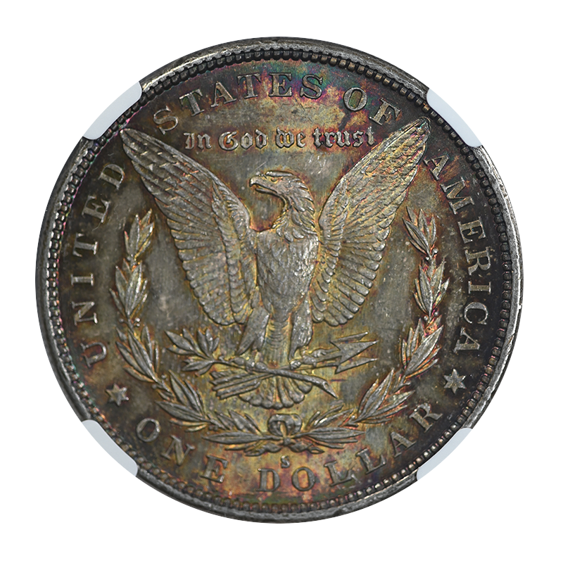 1879-S Morgan Dollar $1 NGC MS63 - TONED! Reverse