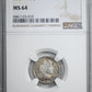 1901 Barber Dime 10C NGC MS64