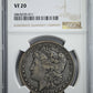 1894 Morgan Dollar $1 NGC VF20 Obverse Slab
