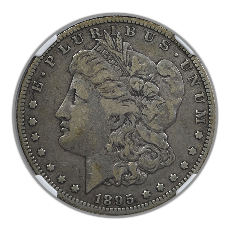 1895-O Morgan Dollar $1 NGC F12 CAC Obverse
