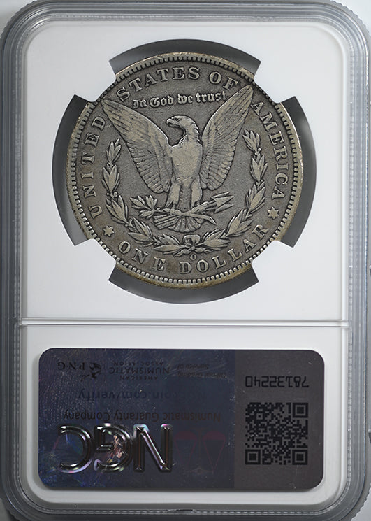 1895-O Morgan Dollar $1 NGC F12 CAC Reverse Slab