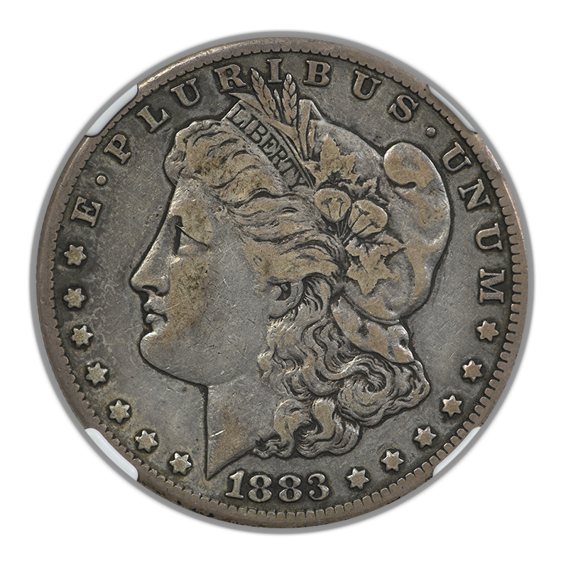 1883-CC Morgan Dollar $1 NGC VF25 CAC
