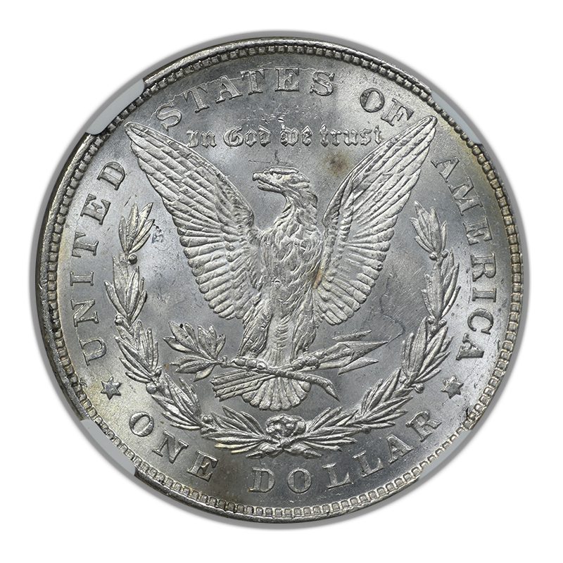 1878 8TF Morgan Dollar $1 NGC MS62 Reverse