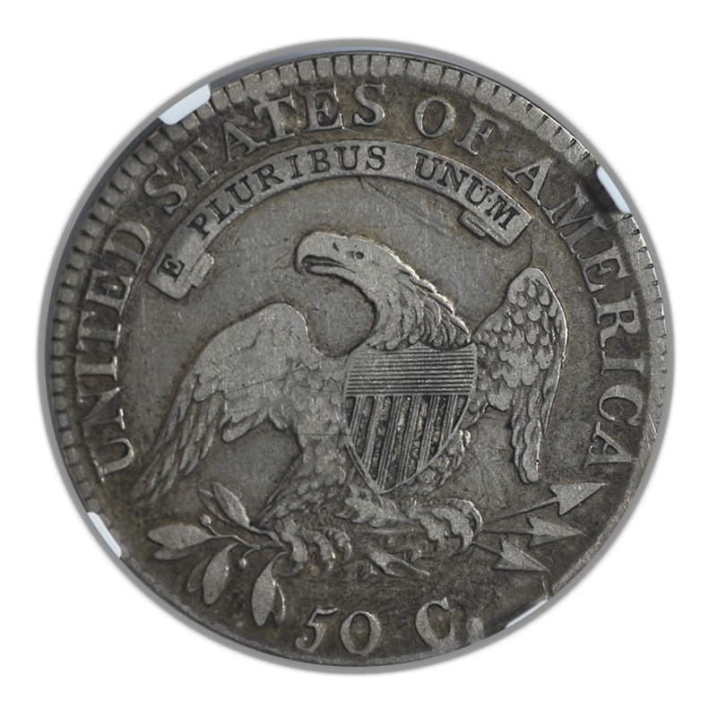 1814/3 Capped Bust Half Dollar 50C NGC VF30 Reverse