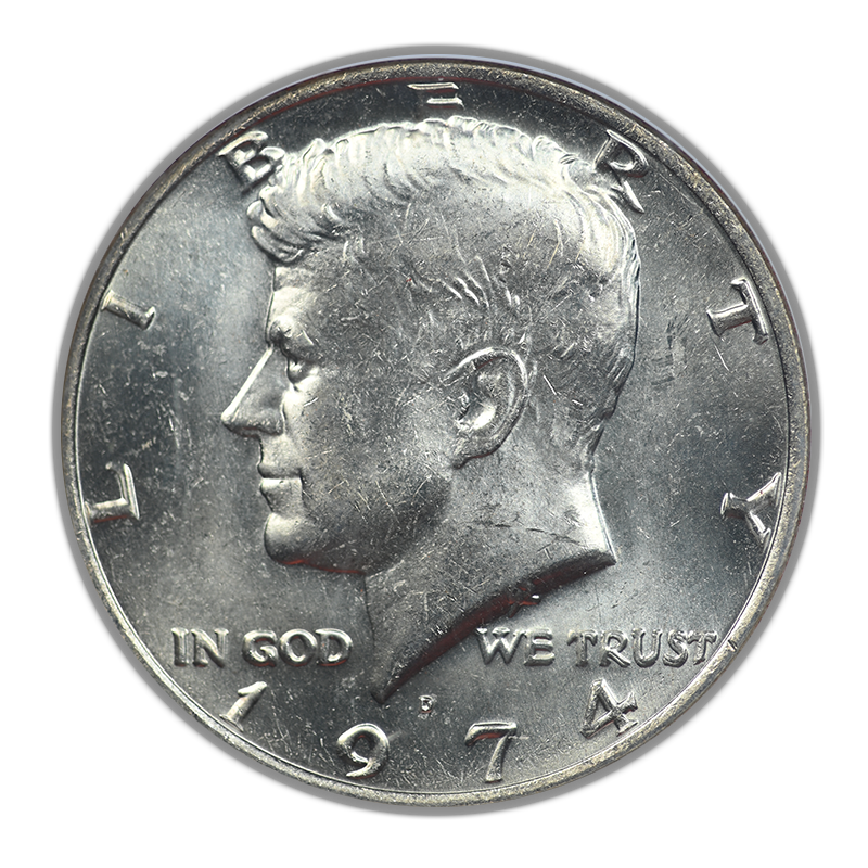 1974-D Doubled Die Obverse Kennedy Half Dollar 50C NGC MS65 DDO FS-015