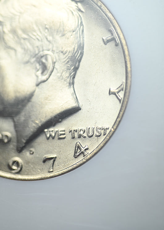 1974-D Doubled Die Obverse Kennedy Half Dollar 50C NGC MS65 DDO FS-015
