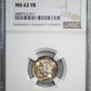 1920 Mercury Dime 10C NGC MS62FB - Full Bands - TONED!