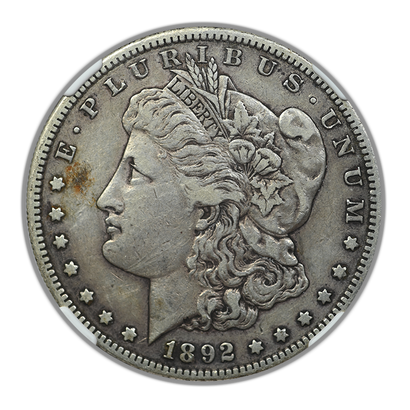 1892-S Morgan Dollar $1 NGC VF35 Obverse