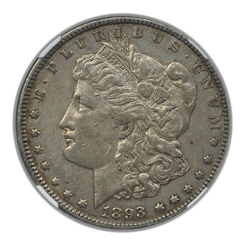 1893 Morgan Dollar $1 NGC XF45