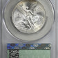 1984-Mo Mexico Silver Libertad 1 Onza CAC MS67 - RAINBOW TONED!